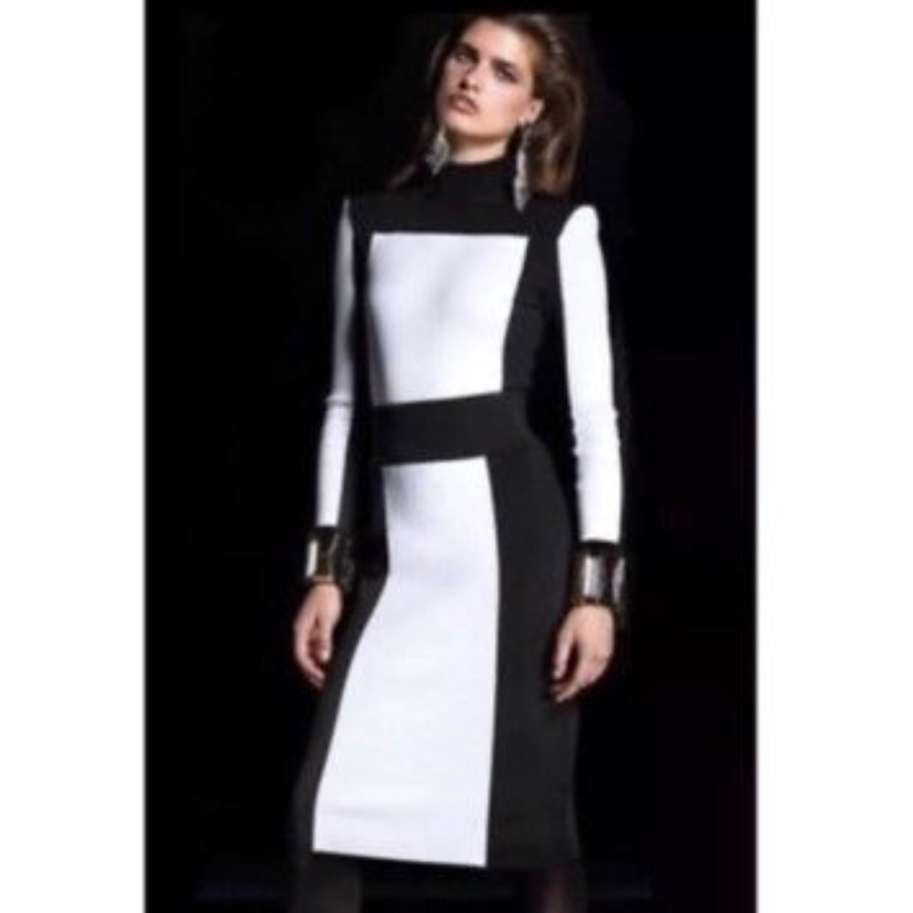 Balmain x HM Black and White Long Sleeve Top